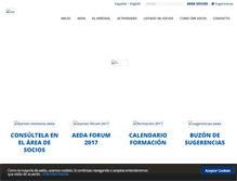 Tablet Screenshot of aeda.org